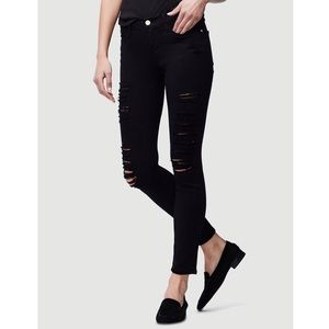 FRAME Le Color Ripped Skinny Jeans